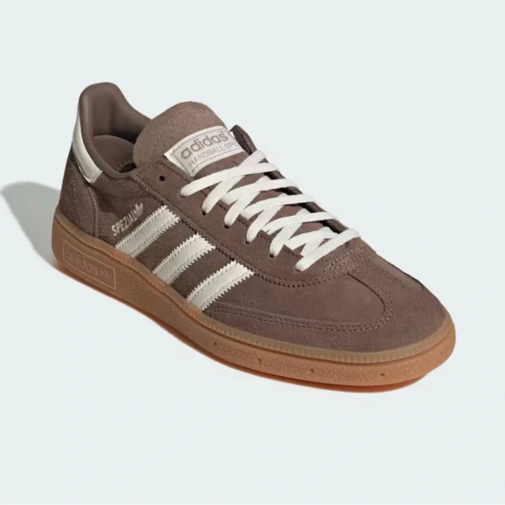 adidas Spezial Suede Sneaker in Brown and White - Picture 1 of 11